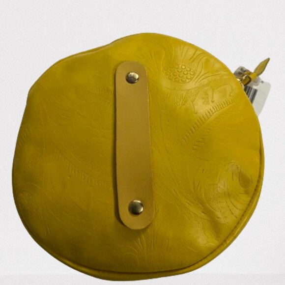 Clare V. Los Angeles Patterned Leather Purse - Yellow - Picture 3 of 3